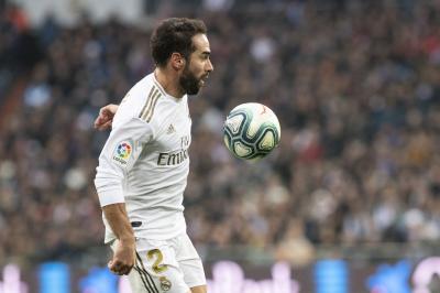 Carvajal, ante el Sevilla (Foto: LaLiga).