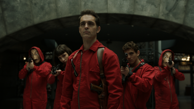 Uno de los equipos de La Casa de Papel (Foto: Netflix).