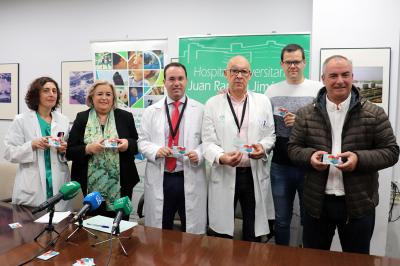 Iniciativa solidaria presentada en el Hospital Juan Ramón Jiménez.