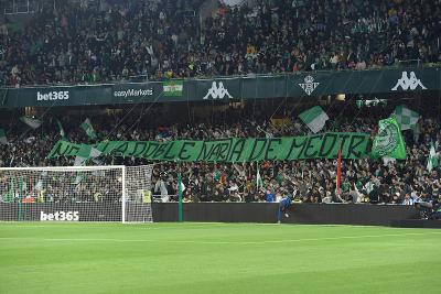 Gol Sur del Benito Villamarín. (Foto: Kiko Hurtado).