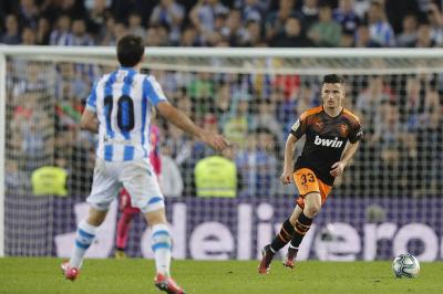 Guillamón debutó en el Real Sociedad-Valencia (Foto: Valencia CF)