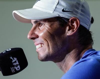 Rueda de prensa de Rafa Nadal.