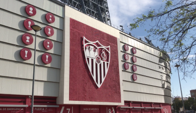El Ramón Sánchez Pizjuán, en la previa del Sevilla-Roma.