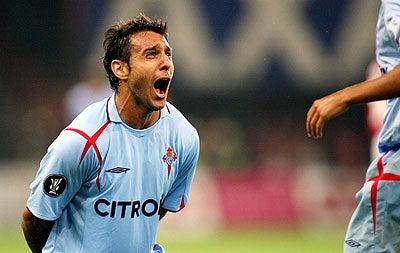 Gustavo López ante el Standard de Lieja (Foto: EFE).