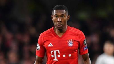 Alaba, durante un partido con el Bayern de Múnich esta temporada.