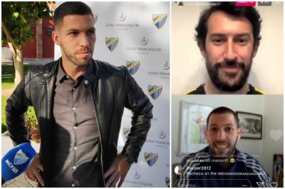 Dani Pacheco, durante el directo.