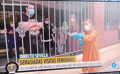 Imagen de los vecinos de la comunidad.