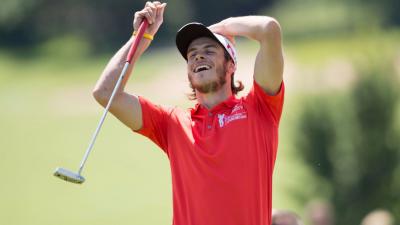 Gareth Bale, durante un partido de golf.