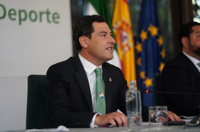 Juan Manuel Moreno, presidente de la Junta.