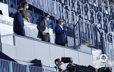 Imagen del palco en un partido durante la pandemia (Foto: LaLiga).