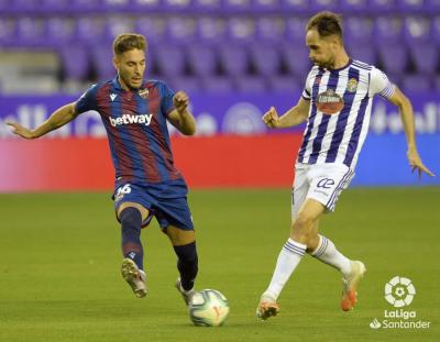 Rochina en el Valladolid - Levante. (Foto: LaLiga)