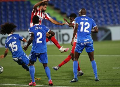Diego Costa salta en el gol de Thomas (Foto: ATM).
