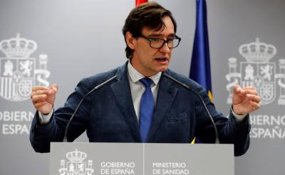 Salvador Illa, ministro de Sanidad, durante una rueda de prensa (Foto: EFE).