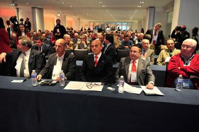 José María del Nido, en una Junta de Accionistas (Foto: Kiko Hurtado).