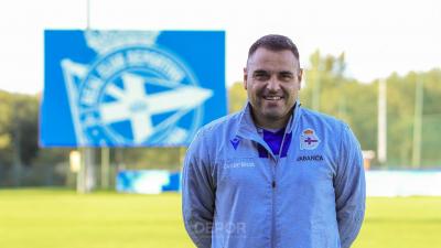 Aldo Duscher, entrenador del juvenil B del Deportivo (Foto:RCD)