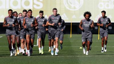 Entrenanmiento del Real Madrid (Foto: @realmadrid).