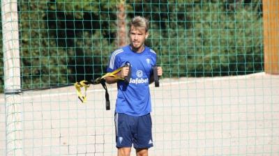 Sergio González, en un entrenamiento (Foto: Cádiz CF).