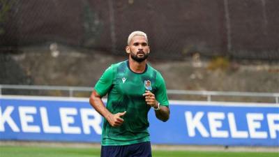 Willian José se ejercita en Zubieta (Foto: Real Sociedad).