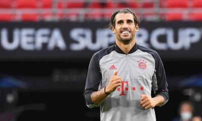 Javi Martínez, en un entrenamiento con el Bayern (Foto: EFE).