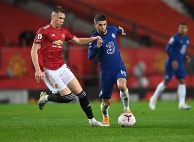 Pulisic, jugador del Chelsea, con la pelota.