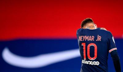 Neymar, en un partido con el PSG.