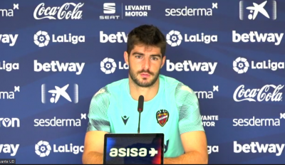 Melero durante la rueda de prensa.