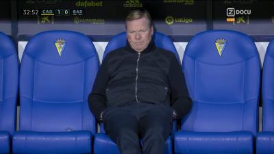 Koeman, en el Carranza.