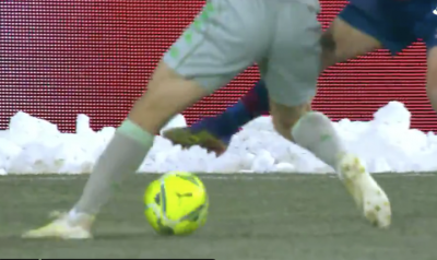 Caño de Canales a Ferreiro en el Huesca - Betis.