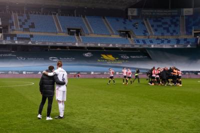 Marcelino García en Málaga en la Supercopa (Foto: RFEF)).