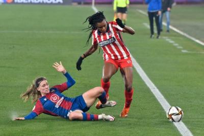 Eva Navarro en un lance del juego. (Foto: RFEF)