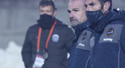 Paco en el duelo ante el Fuenlabrada.