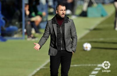 Diego Martínez, durante el Málaga-Granada (Foto: LaLiga).