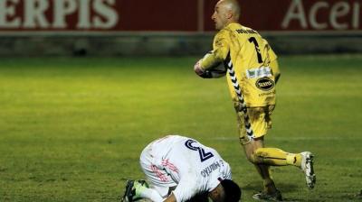 José Juan, durante el Alcoyano-Real Madrid de Copa del Rey (Foto: RFEF).