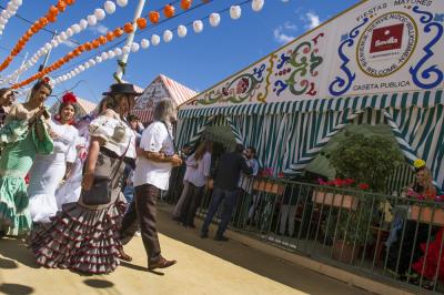 Imagen de la Feria de Abril (Foto: EFE).