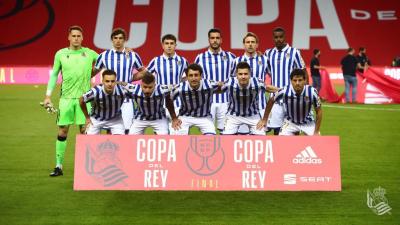 El once ante el Athletic en la final de Copa (Foto: Real Sociedad).