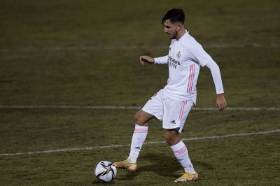 Víctor Chust, en un partido con el Real Madrid en la Copa del Rey (Foto: Cordon Press).