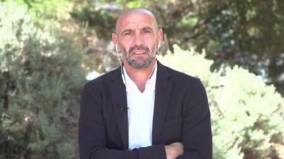 Monchi, en una entrevista con Mediaset.