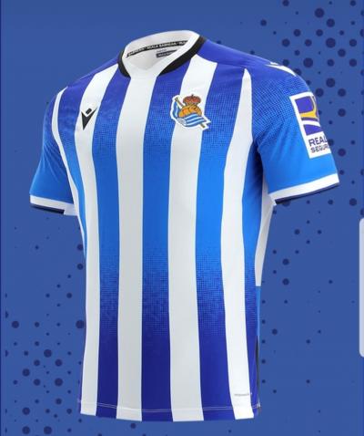 Equipacion Real Sociedad todos los detalles de las nuevas camisetas
