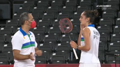Clara Azurmendi, en su partido frente a Adesokan.