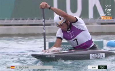 Elosegui se clasifica para la final de C1 de aguas bravas.