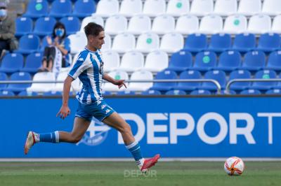 Noel, delantero canterano del Deportivo (Foto: RCD).