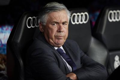 Carlo Ancelotti, durante el Real Madrid-Celta en el Bernabéu (Foto: Cordon Press).