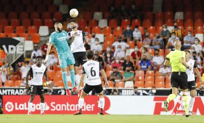 Lance del Valencia-Real Madrid (Foto: LaLiga).