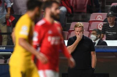 Ronald Koeman, en el Benfica-Barcelona (Foto: Cordon Press).