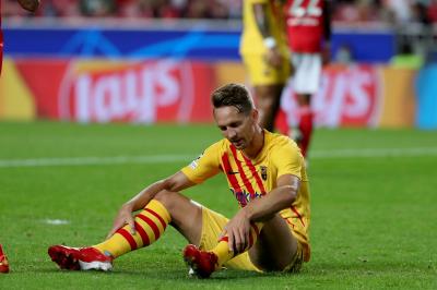 Luuk de Jong, con la camiseta del Barça (Foto: Cordon Press)