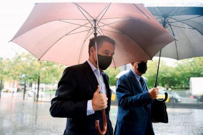 Josep Maria Bartomeu, expresidente del Barcelona. a su llegada a la Ciudad de la Justicia (Foto: EF