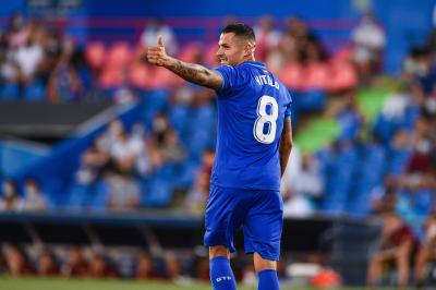 Vitolo, en un partido con el Getafe (Foto: Cordon Press).