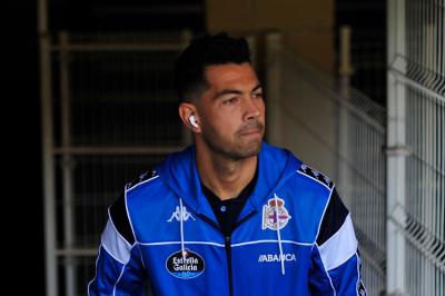 Miku, antes del Logroñés-Deportivo (Foto: RCD).