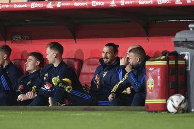 Zlatan Ibrahimovic, durante el España-Suecia (Foto: Kiko Hurtado).