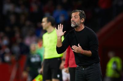 Quique Sánchez Flores, durante un partido del Getafe (Foto: Cordon Press).